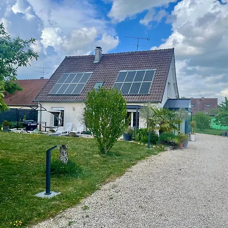 Grande Maison 5 Lits 3 Privee Parking Chepy (Marne)